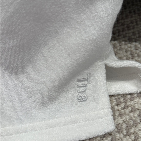 Aritzia- TNA White Terry Polo Dress - Picture 4 of 4